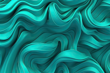 Teal 3D backdrop with seamless loops, organic patterns, dreamlike abstraction r, a Wallpaper Photo by José Manuel Gelpi