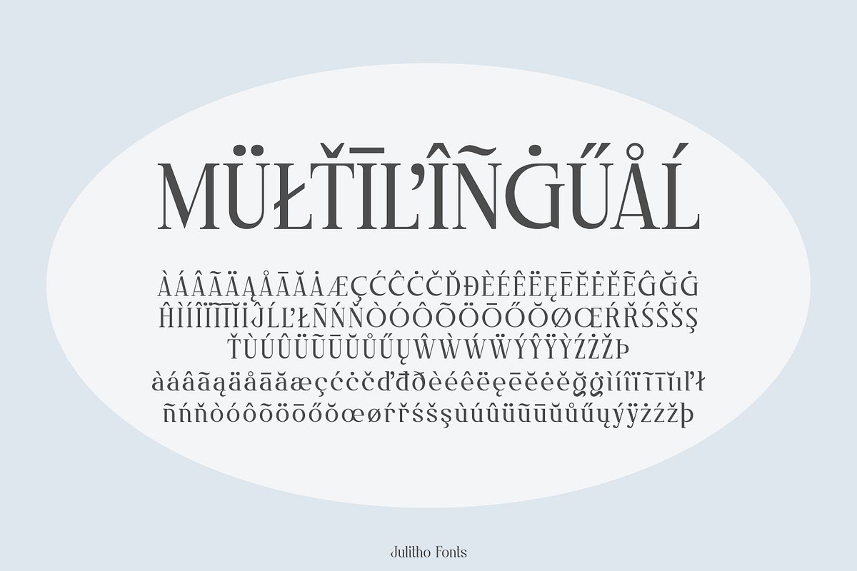 Julitho Fonts Family, a Serif Font by Asenbayu (Photo 12 of 13)