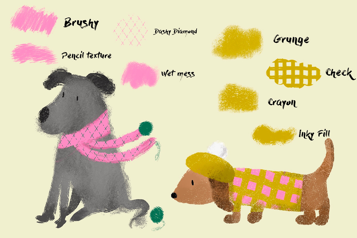 Illustration Procreate Brushes, a Brush Add-On by KJP Designs (Photo 15 of 15)