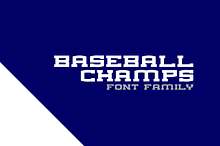 BASEBALL CHAMPS FONT FAMILY