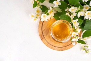 Homemade jasmine flower jam, a Food & Drink Photo by Rimma