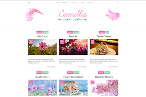 Camellia Minimal WordPress Blog