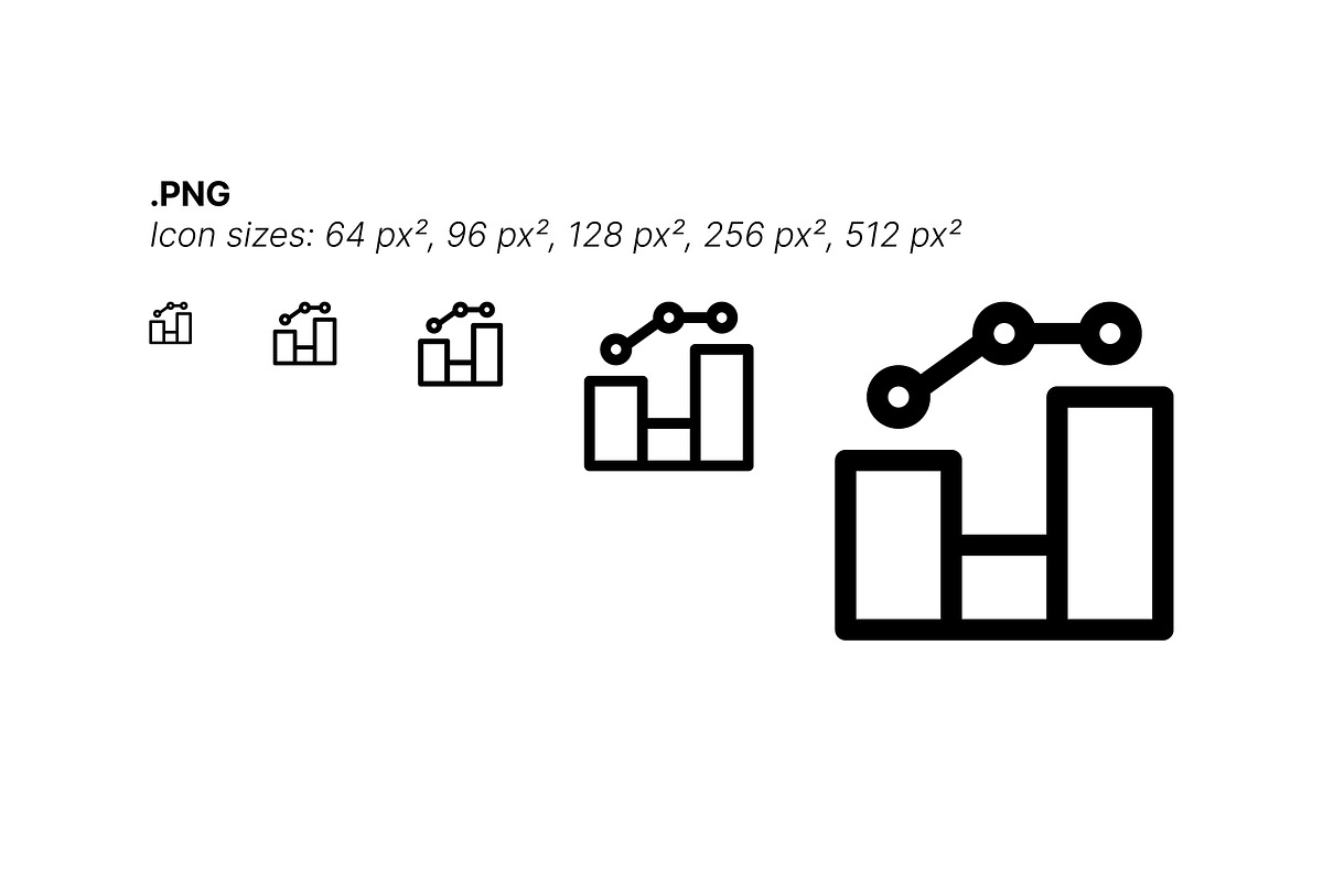 50 Infographic Elements, an Outline Icon by Side Project (Photo 5 of 8)