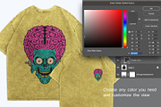 oversize Washed T Shirt PSD Mockup, a Shirt Mockup by NH graphic (Thumbnail 3 of 4)