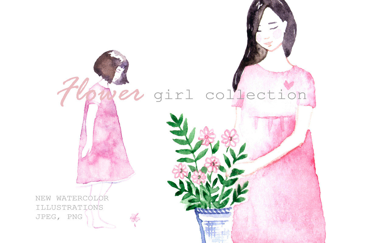 Flower girl collection, a Person Illustration by Knysh Ksenya (Photo 1 of 14)