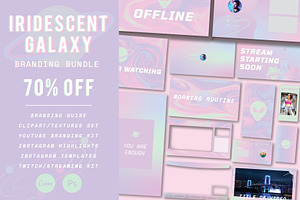 Branding Bundle: Iridescent Galaxy