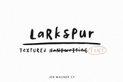 Larkspur | A Textured Quotes Font, a Font by Jen Wagner Co (Thumbnail 15 of 15)