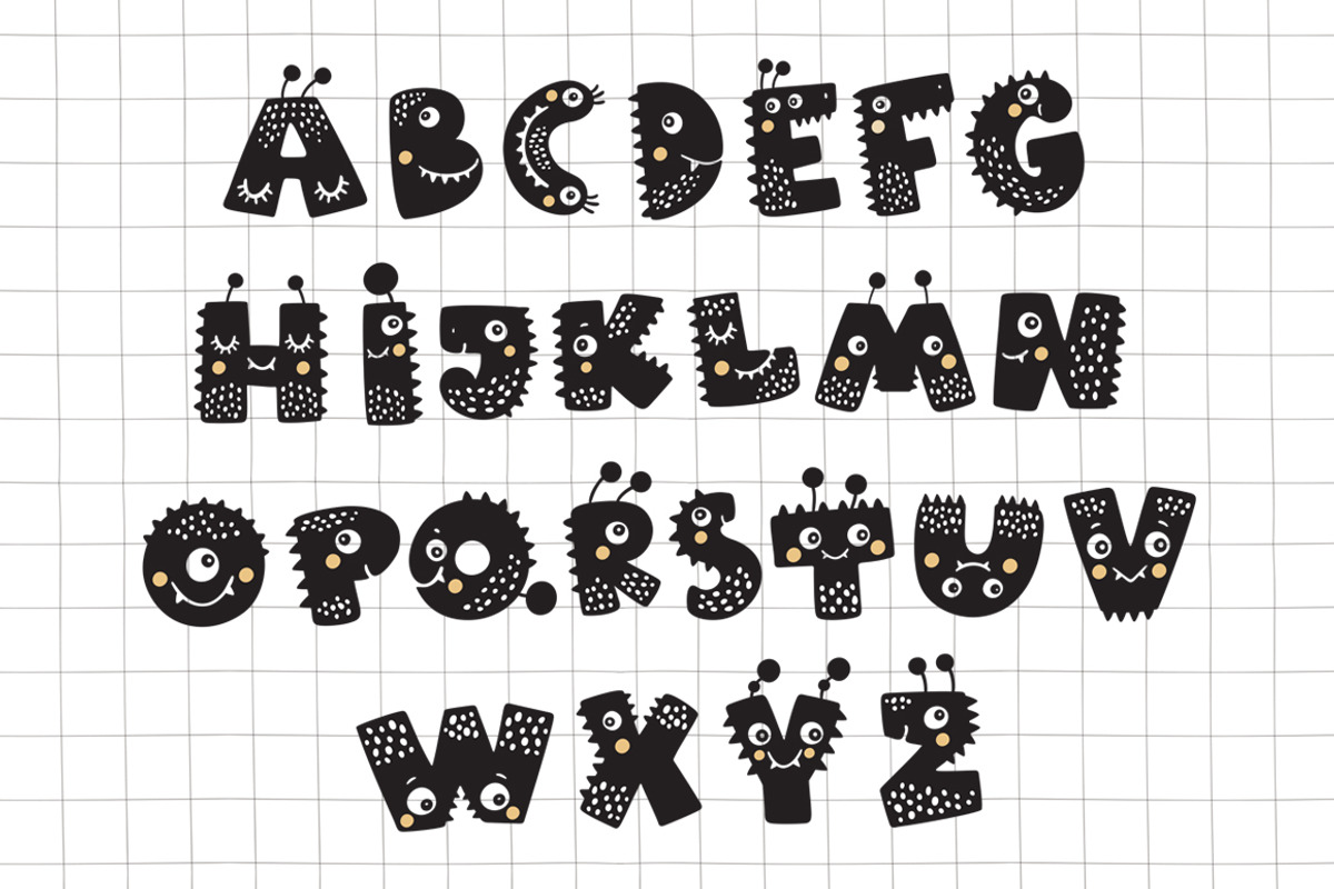 Monsters alphabet and illustration, an Illustration by Magic & Dreams (Photo 2 of 8)
