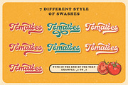 Ramdone - Retro Script, a Script Font by Letterhend Studio (Thumbnail 5 of 12)