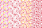 Set of 8 Valentine's Day patterns, a Pattern Graphic by Alenarozova (Thumbnail 3 of 3)