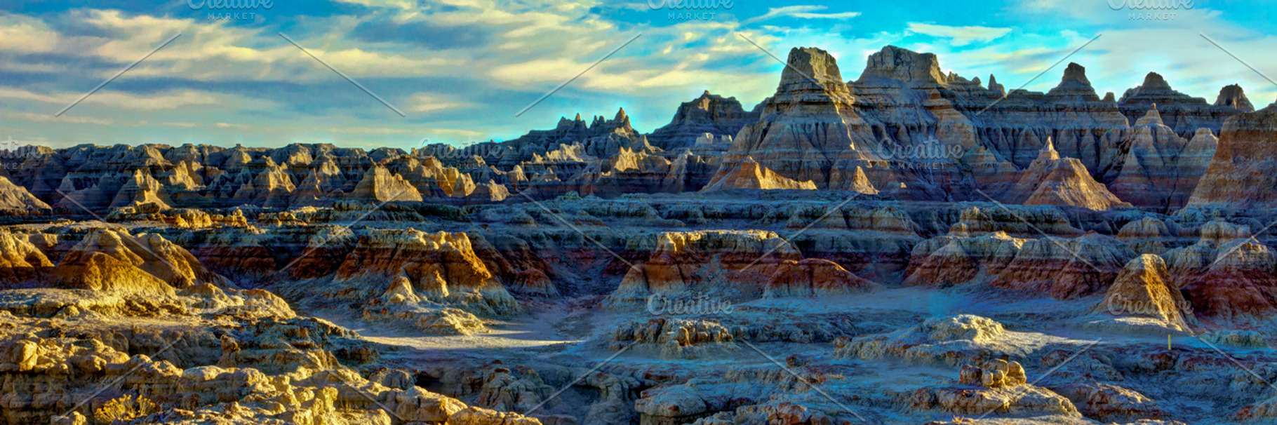 Other World - Badlands National Park, a Nature Photo by Dakota Visions