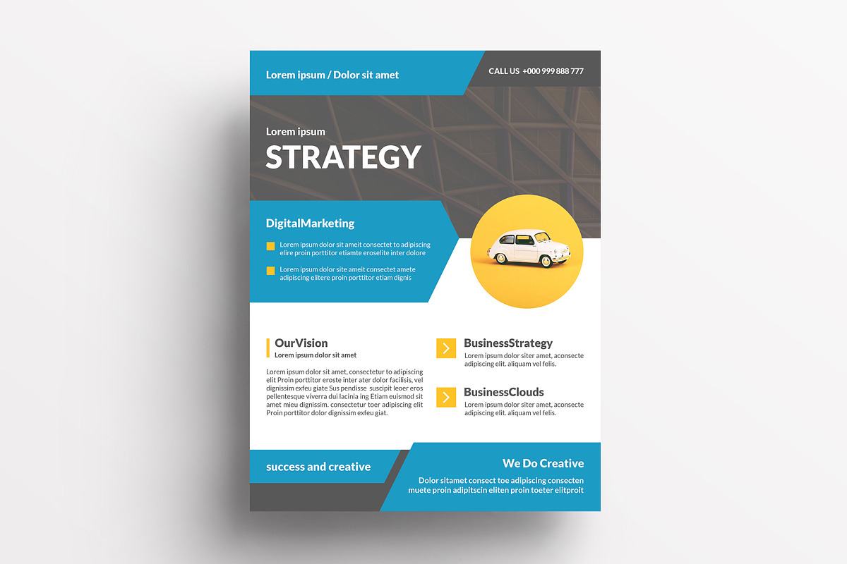 Creative Corporate Flyer V60, a Flyer Template by KHIDD (Photo 1 of 2)