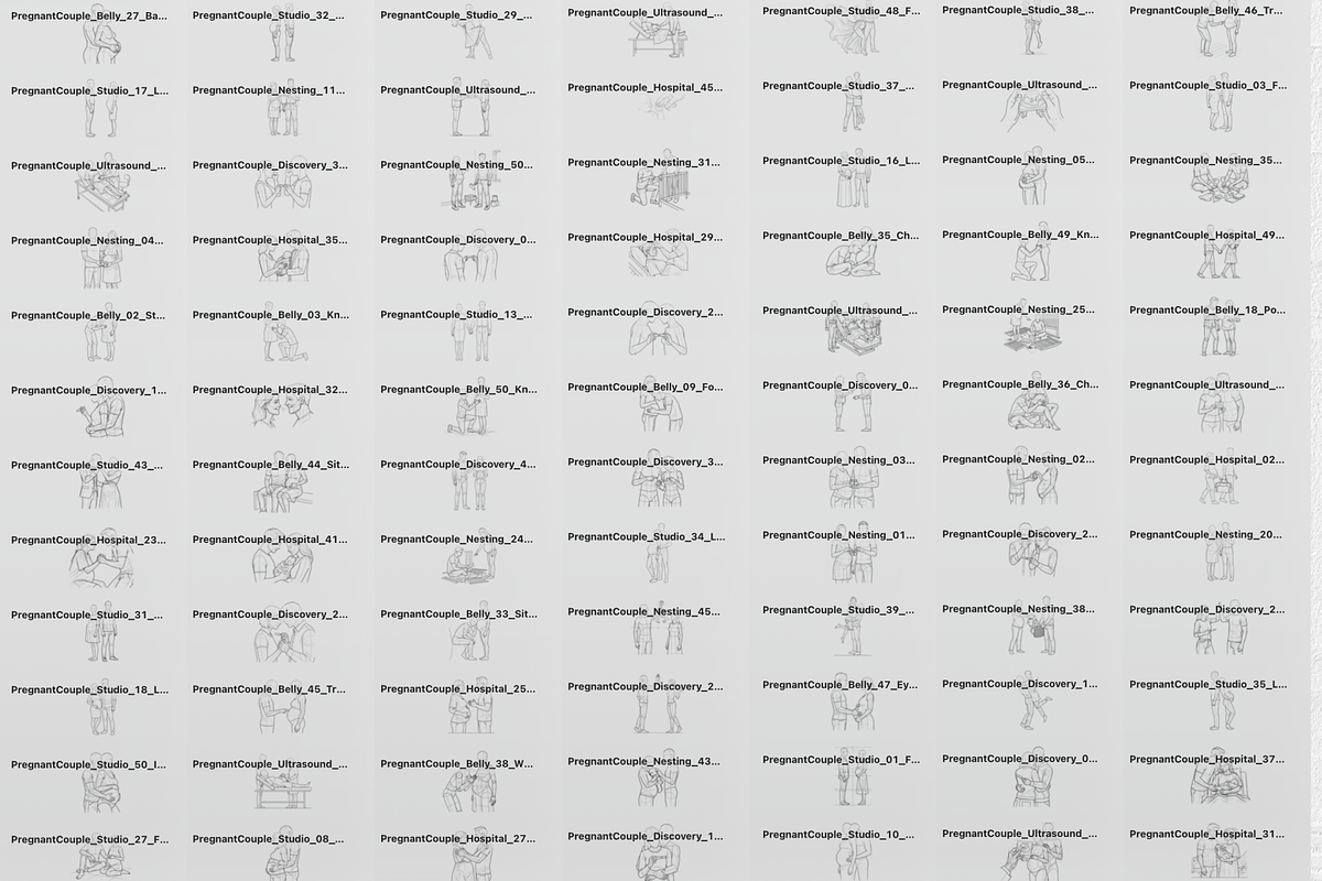 Mom & Dad To Be, Pregnant Stamps, a Brush Add-On by Selentaori Studio (Photo 2 of 12)