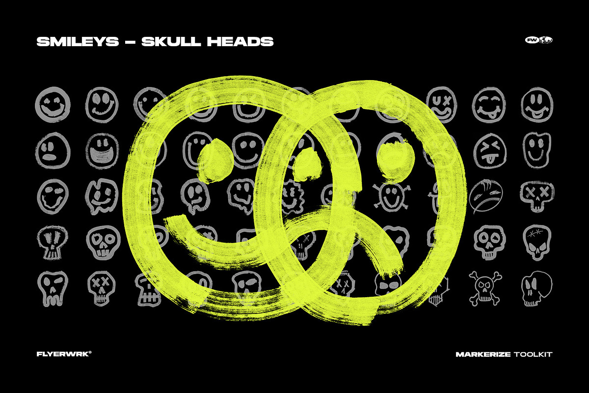 Markerize - 800+ graphics toolkit, an Object Graphic by FLYERWRK (Photo 2 of 22)