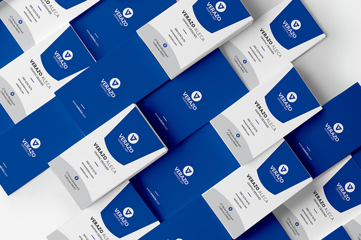 Simple Vertical Business Card, a Business Card Template by Verazo (Photo 3 of 4)