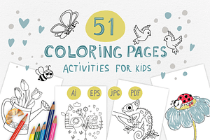 51 Coloring Pages For Kids