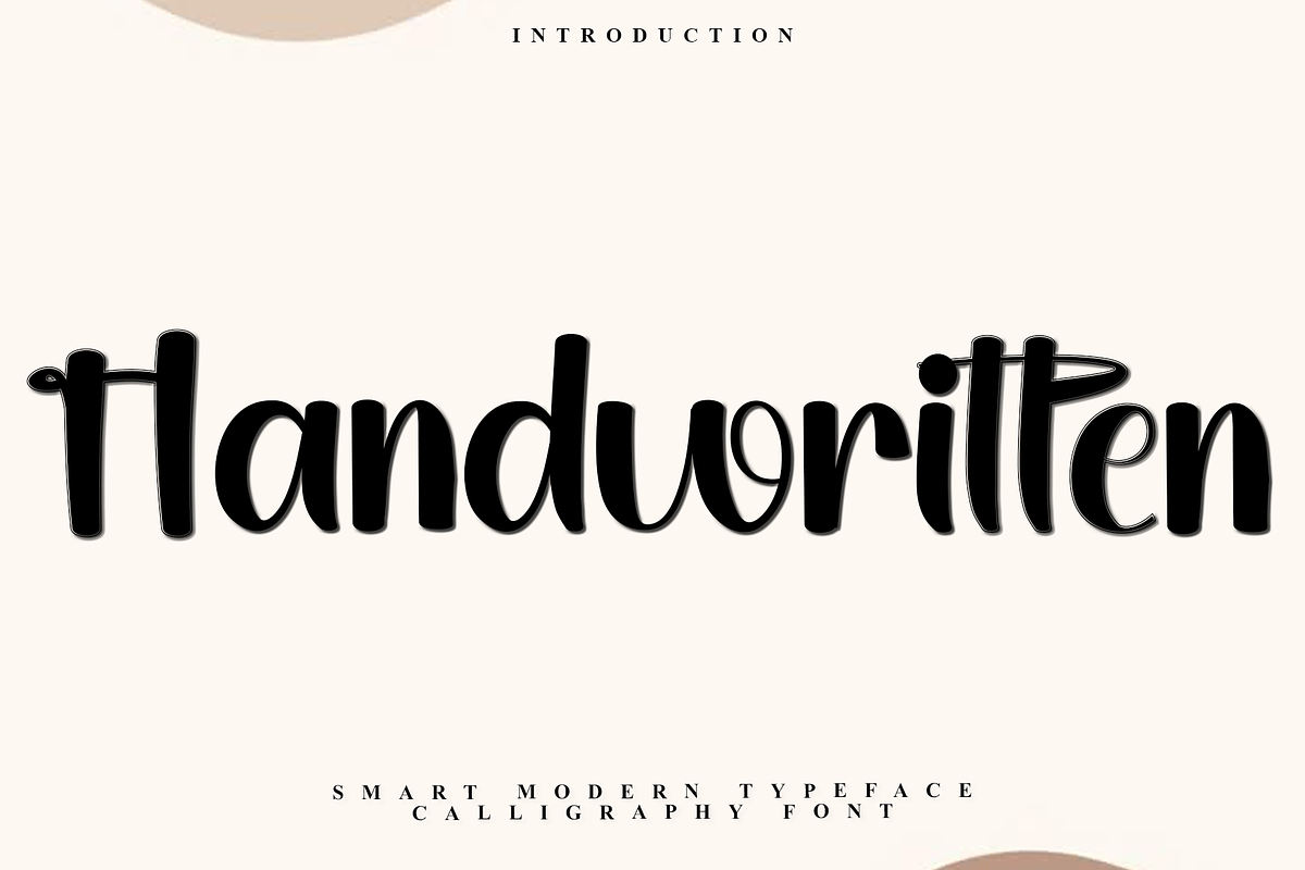 Handwritten, a Handwritten Font by FreshTypeINK (Photo 1 of 7)