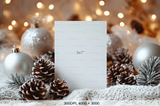 Boho Christmas Card Mockup 5x7, a Product Mockup by TatiMockup (Thumbnail 2 of 4)