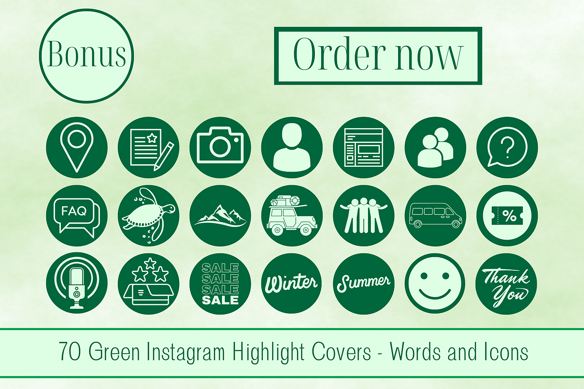 455 Canva Green Instagram Template, a Social Media Template by Emerald Eyes Design (Photo 11 of 12)