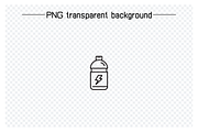 Beverage and Drinks Line Icons, an Outline Icon by Designfour (Thumbnail 5 of 7)