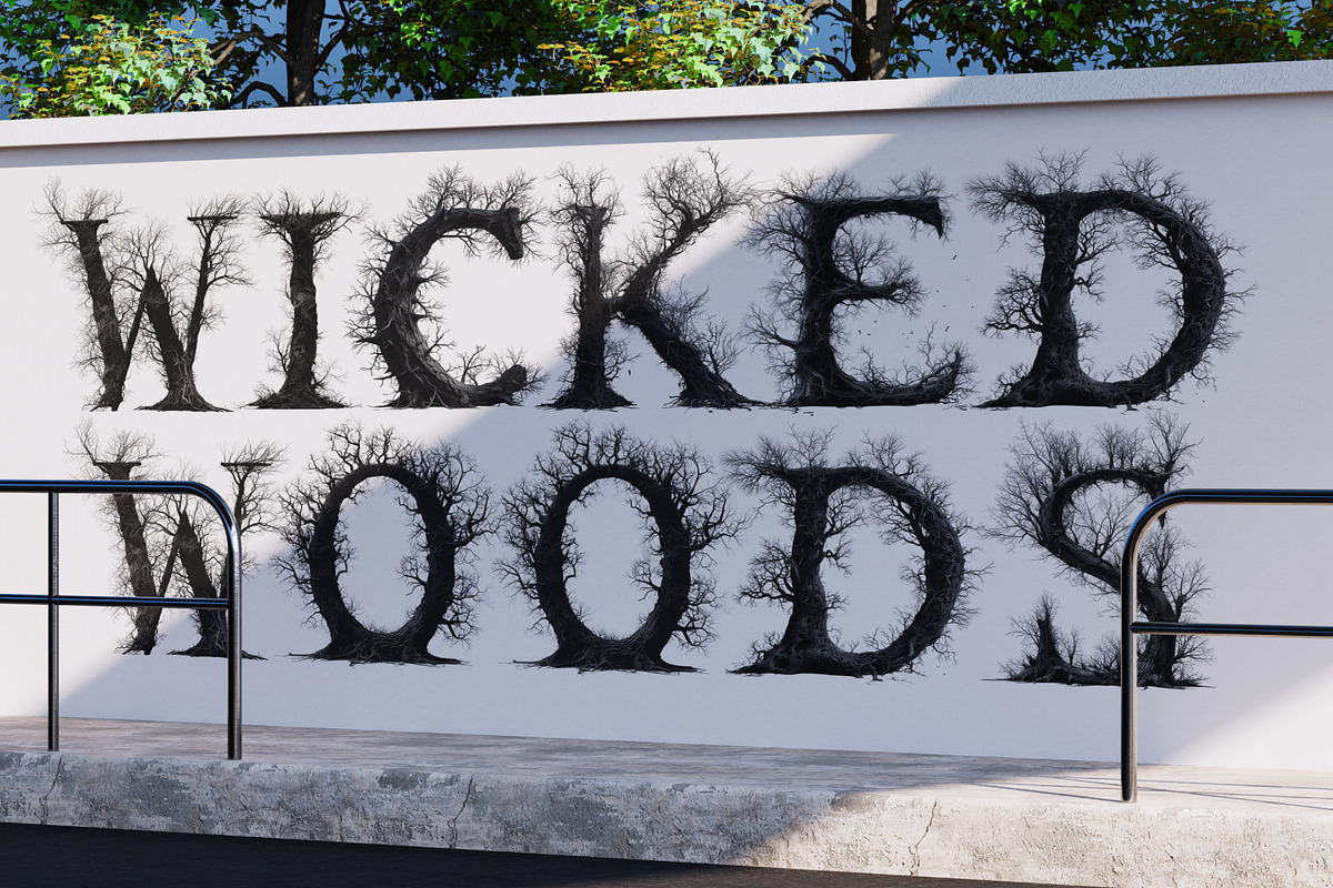 Spooky Forest, a Serif Font by Loudoun Design Co. (Photo 3 of 6)