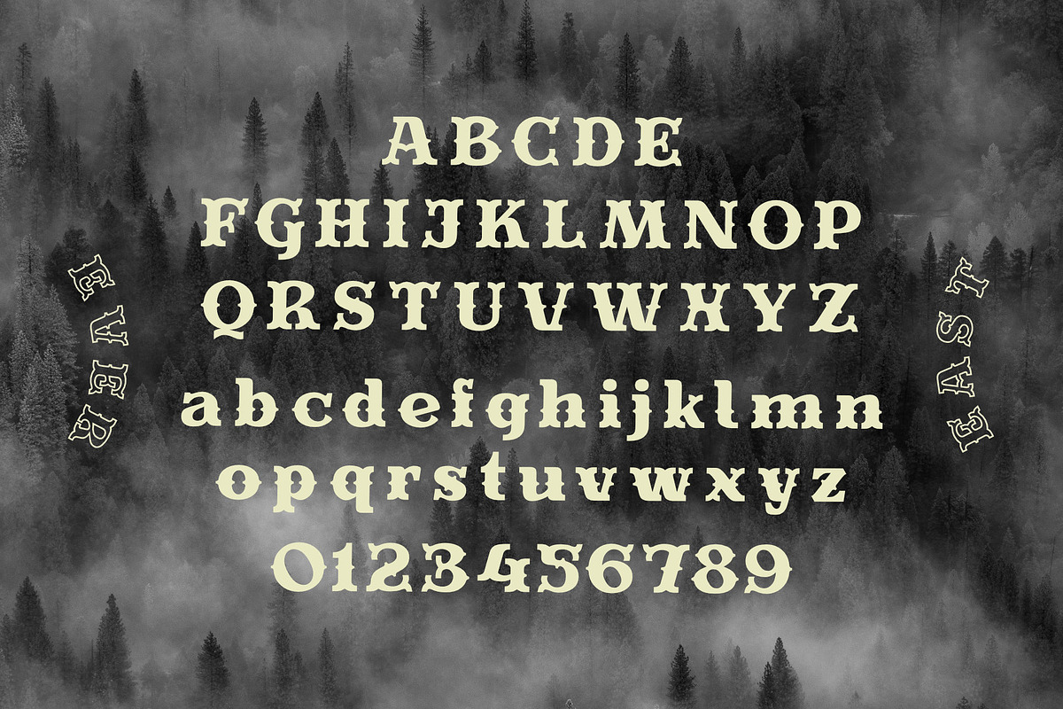 Evereast Western Slab-Serif, a Slab Serif Font by Nocturnal Workspace (Photo 7 of 9)