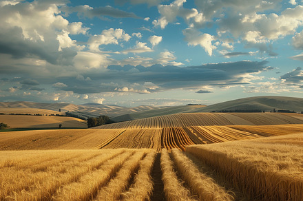 Rural summer landscape. Yellow field, a Nature Photo by MistyDay