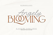Angely Blooming Duo, a Script Font by Letter Fresh (Thumbnail 1 of 8)