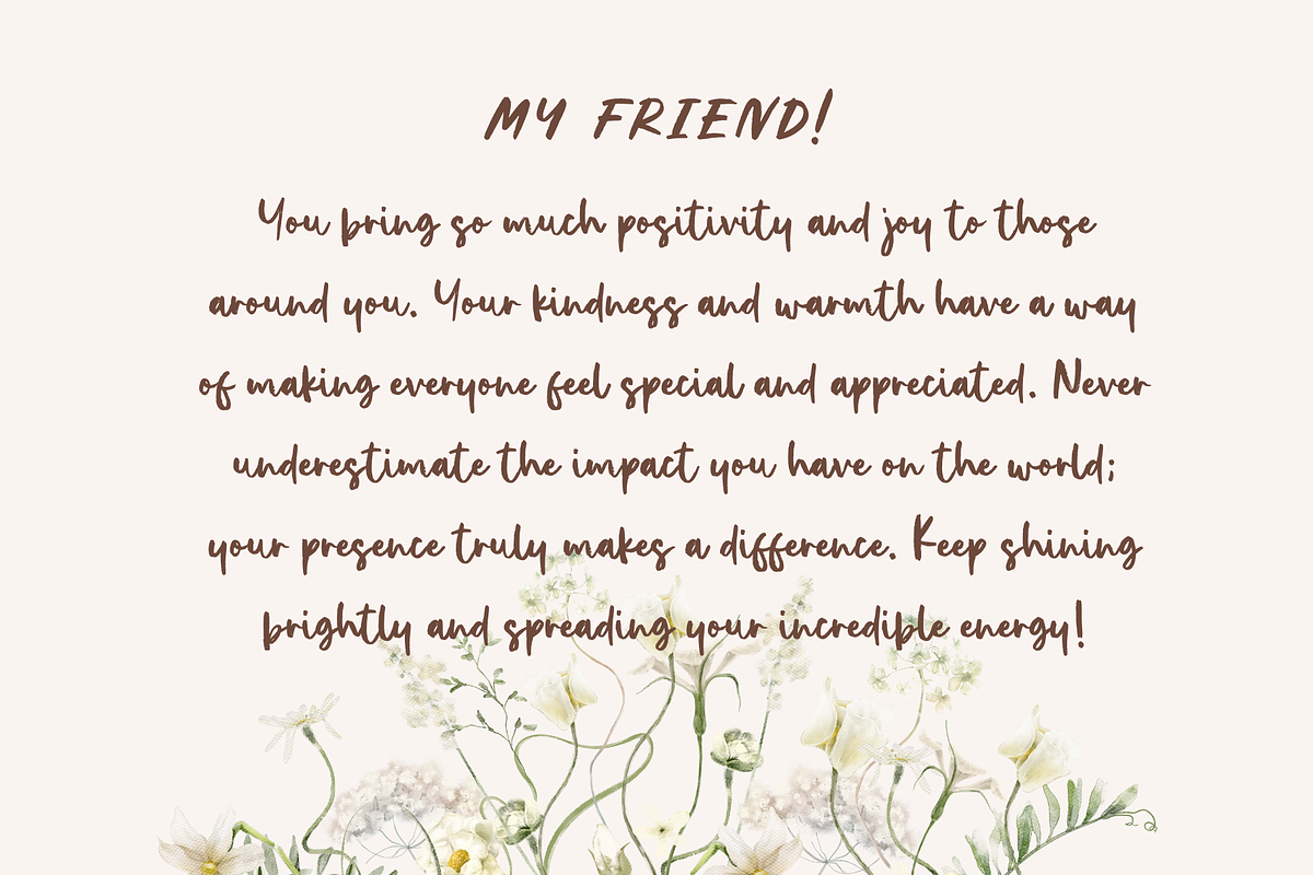 Sweet Dreams & Bonbon Font Duo, a Handwritten Font by Sofia Skoog (Photo 10 of 11)