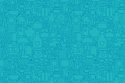 Kitchen & Cooking Seamless Patterns, a Pattern Graphic by Anna_leni (Thumbnail 7 of 7)