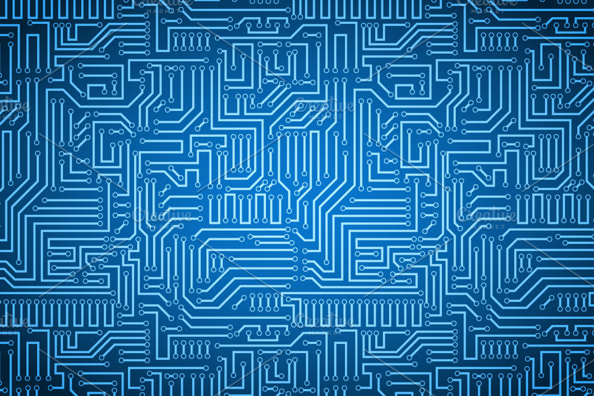 Circuit board seamless patterns set, a Pattern Graphic by mnke art studio (Photo 4 of 5)