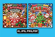 Bold Easy Cute Christmas Coloring, a Seasonal Illustration by Design Station (Thumbnail 2 of 6)