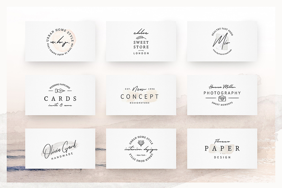So Female Branding Kit +Watercolours, a Branding & Logo Template by ...