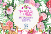 Super Pink Floral Bundle 151 PNGs, a Texture Illustration by LilyBoo Clipart (Thumbnail 1 of 7)