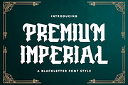 PremiumImperial - Blackletter Font, a Blackletter Font by AQR Studio (Thumbnail 1 of 9)