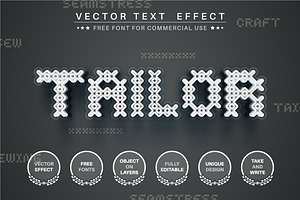 Craft - Editable Text Effect