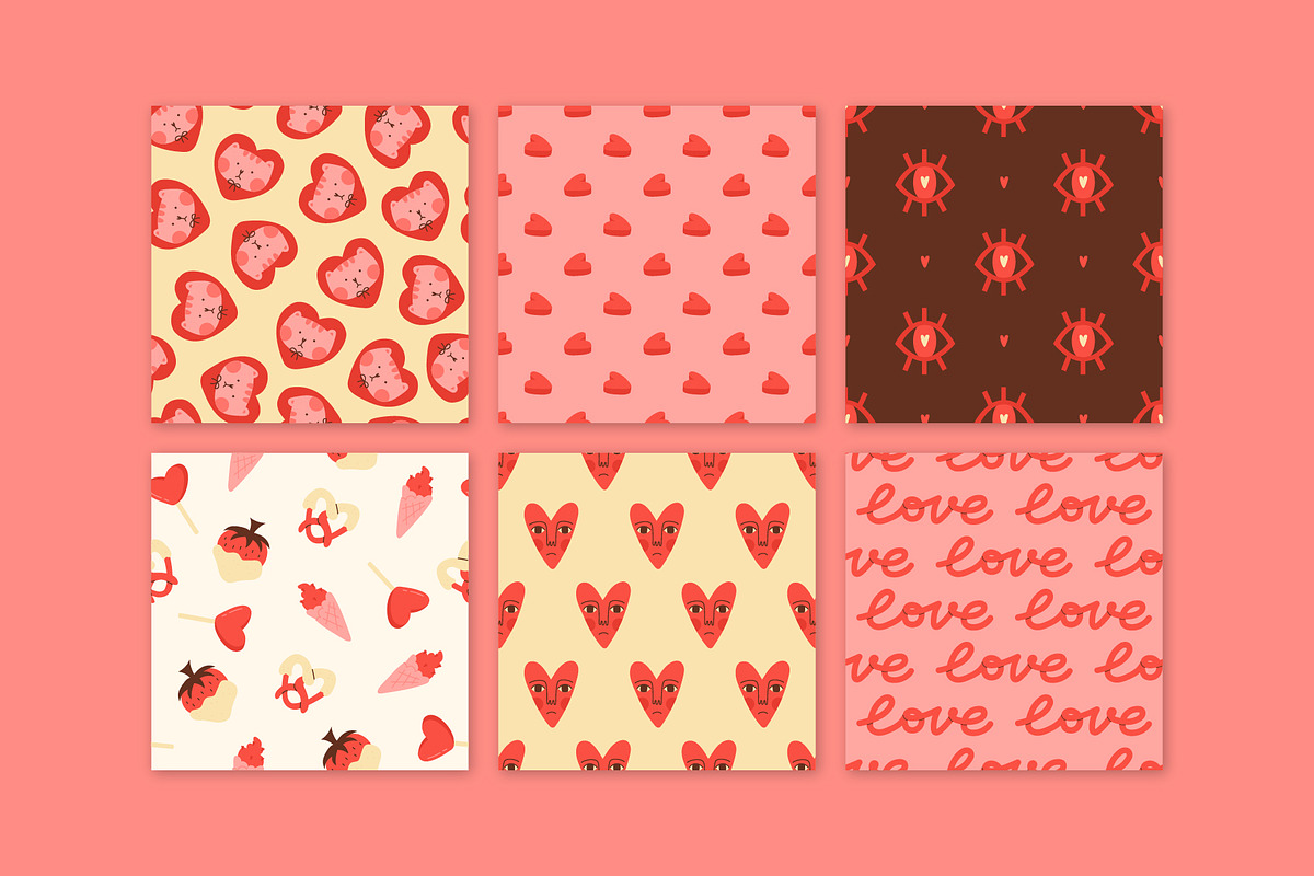 LOVE | Graphic collection, an Illustration by katieromanoff_art (Photo 9 of 13)