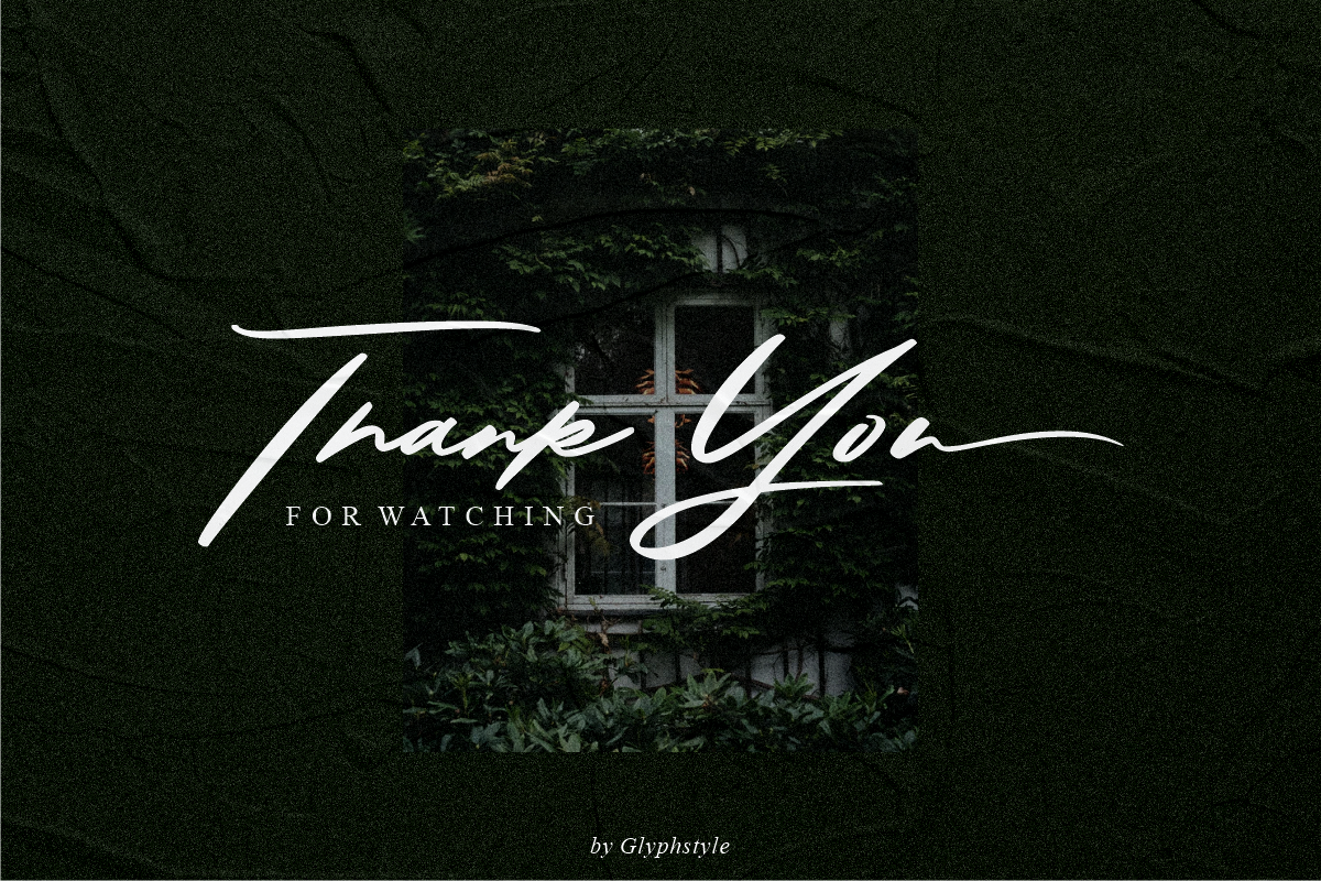Solustion Bold Signature, a Script Font by Glyphstyle (Photo 10 of 11)
