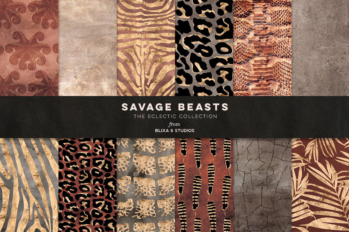 Natural Treasure Organic Backgrounds, a Pattern Graphic by Blixa 6 Studios (Photo 31 of 35)
