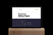 White Paper Template Landscape, a Brochure Template by NorthPeak (Thumbnail 2 of 12)