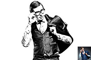 Digital Vector Drawing Ps Action, an Action Add-On by Studio Retouch (Thumbnail 10 of 12)