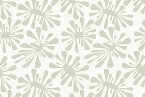 Blots. Seamless Patterns Set