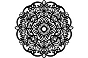 Black Floral Mandala Bundle, an Illustration by Designer_Momina (Thumbnail 16 of 20)