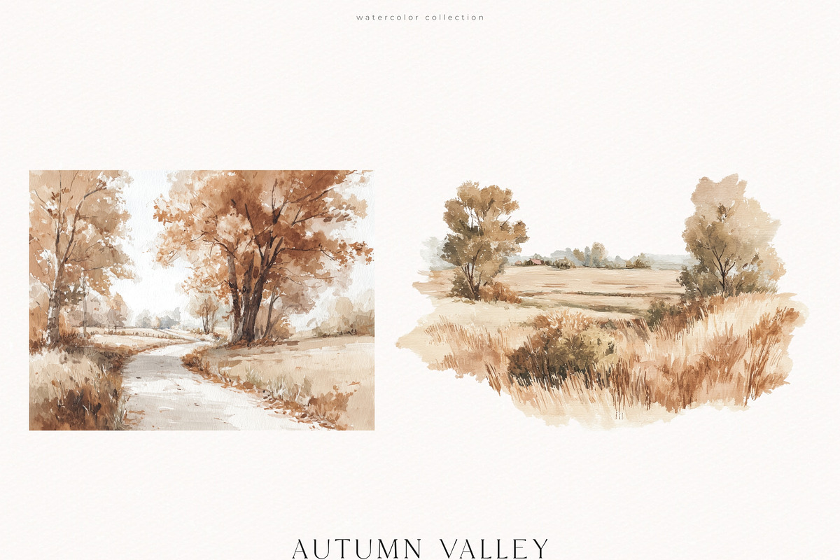 Autumn Valley Collection, a Seasonal Illustration by PeDe Designs (Photo 23 of 34)
