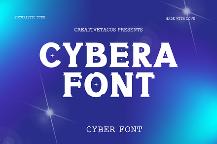 Cybera - Sci-Fi Font