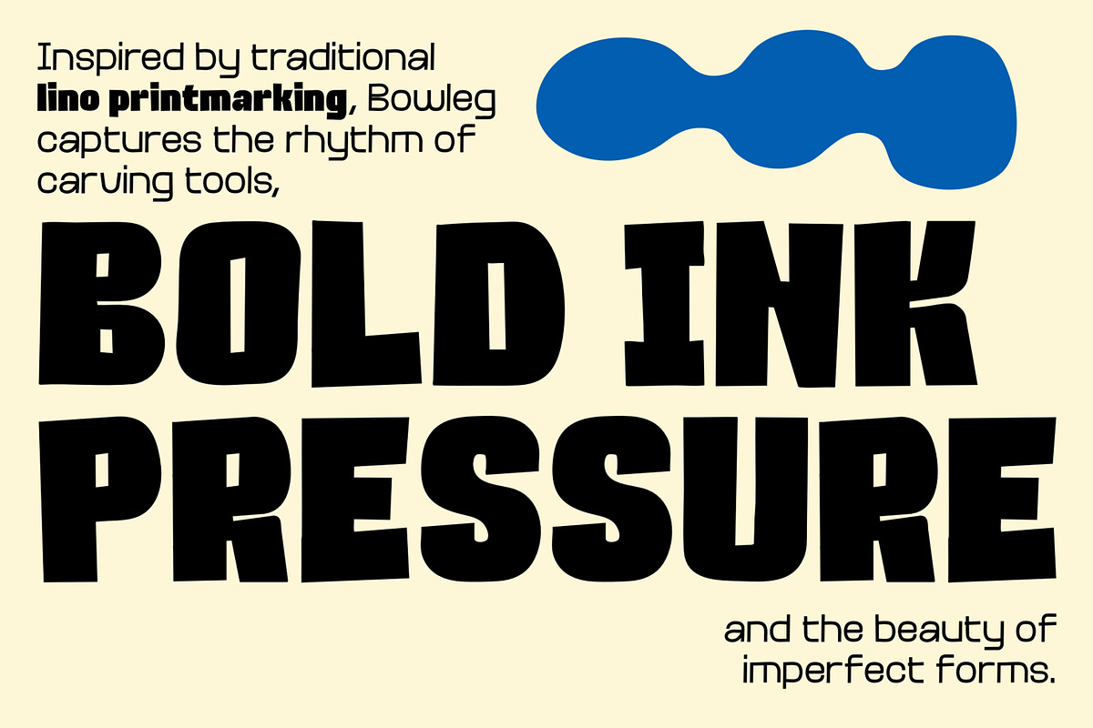 Bowleg – Hand Drawn Display Font, a Handwritten Font by Graptail (Photo 5 of 15)