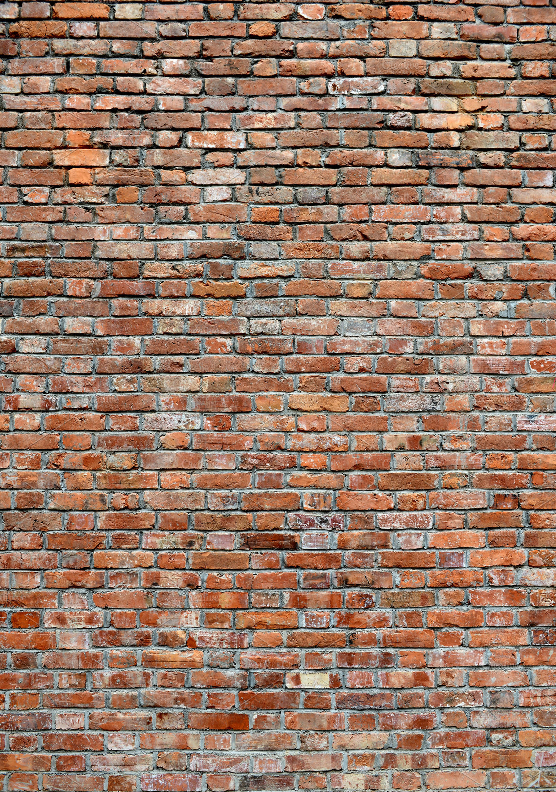 Red Brick wall texture portrait, an Abstract Photo by Corner Croft Mockups