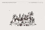 Vintage Middle Eastern Architecture, an Empty State Illustration by TheMountBirdStudio (Thumbnail 5 of 9)