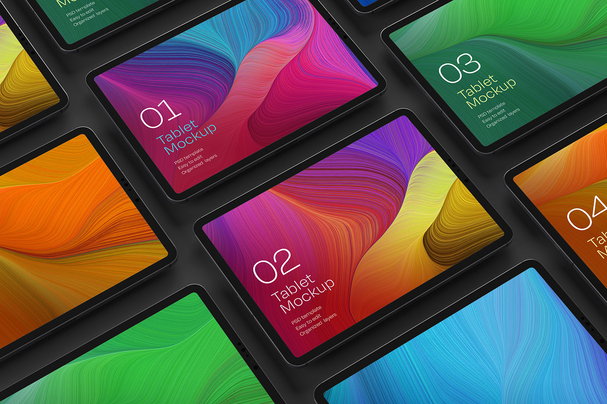 iPad Pro Mockup Set | Tablet Screen, an iPad Mockup by Deeplab (Photo 15 of 19)