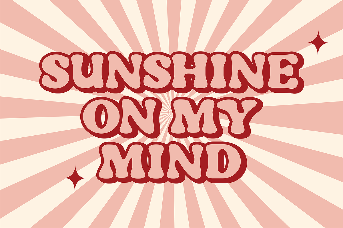 Hippie Bright Display Font, a Handwritten Font by Authentic Studio (Photo 2 of 6)